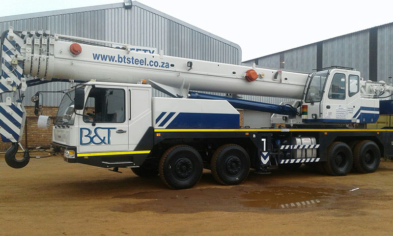 50 ton crane added to B&T Steel Fleet